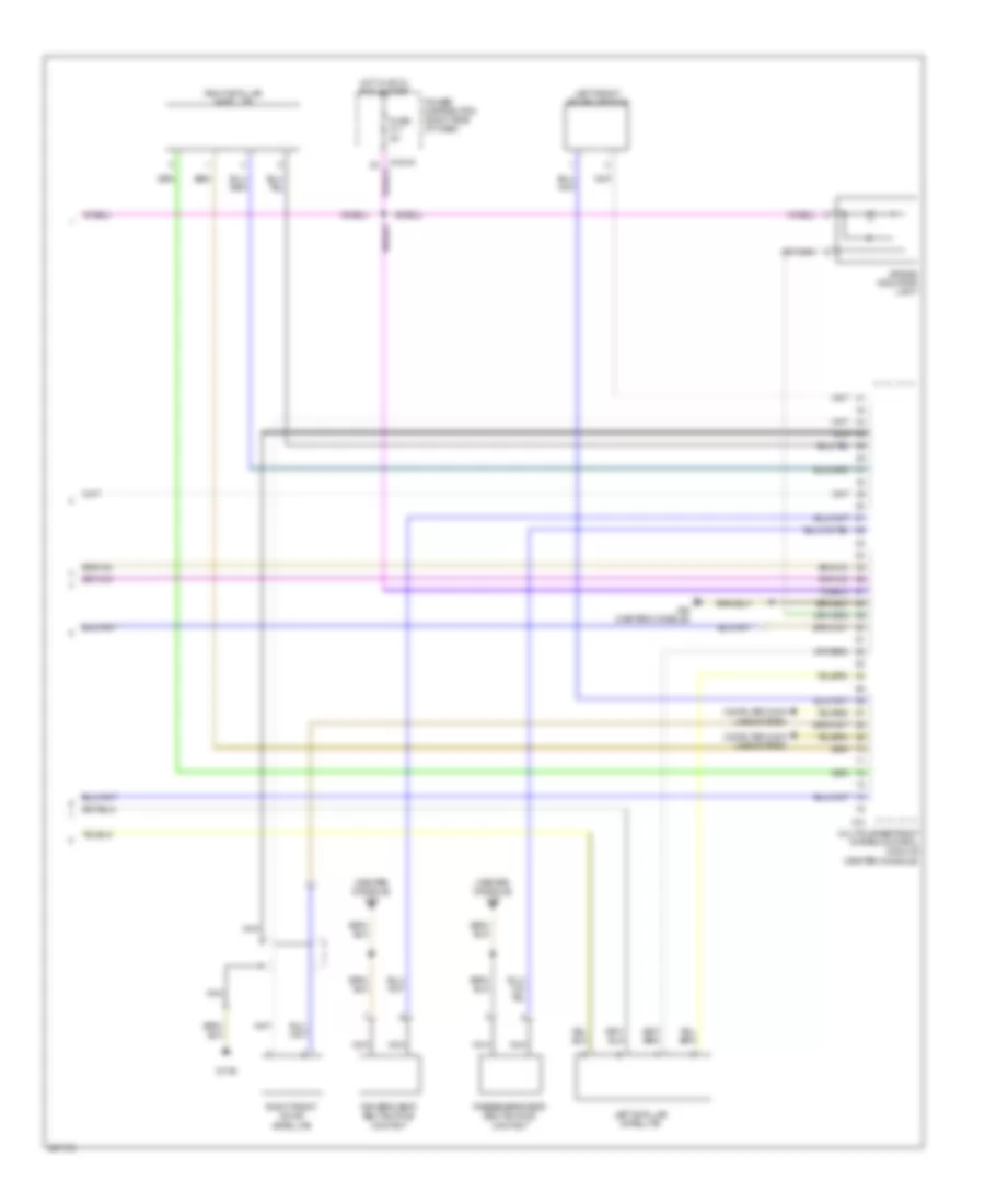 Supplemental Restraints Wiring Diagram 3 of 3 for BMW X3 30i 2009