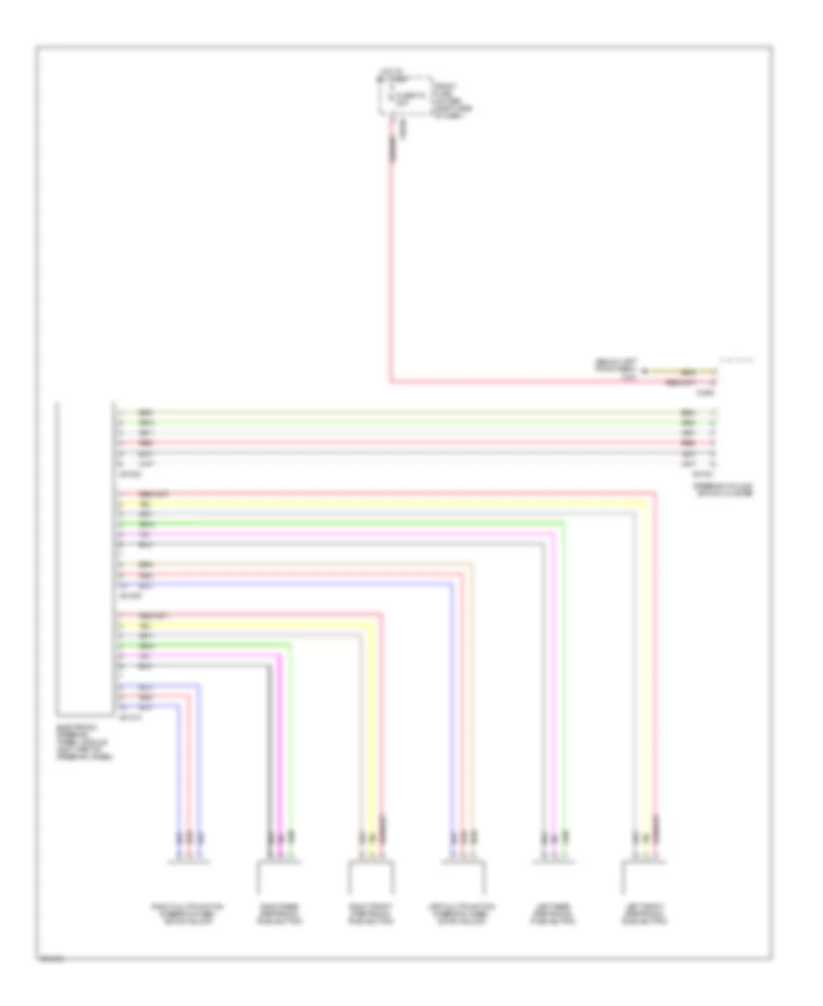 Steering Wheel Control Switch Wiring Diagram for BMW 760Li 2006