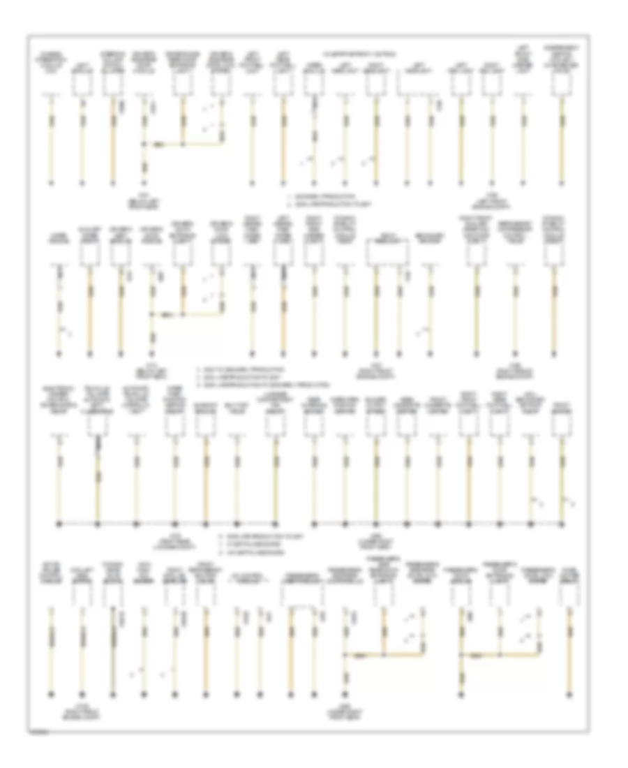 Ground Distribution Wiring Diagram 1 of 4 for BMW 760Li 2006