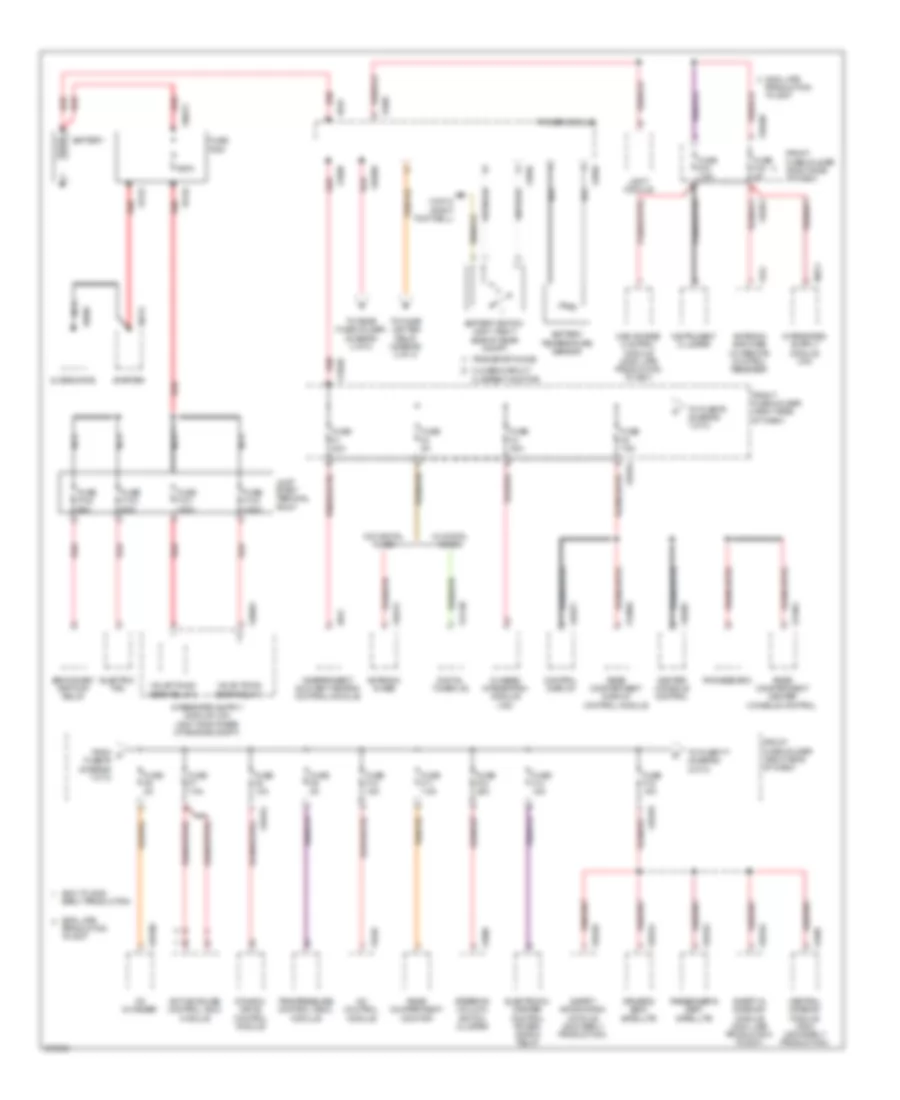 Power Distribution Wiring Diagram 1 of 3 for BMW 760Li 2006