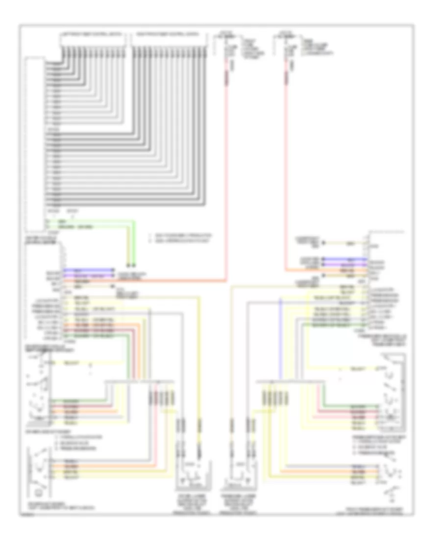 Front Active Seats Wiring Diagram for BMW 760Li 2006