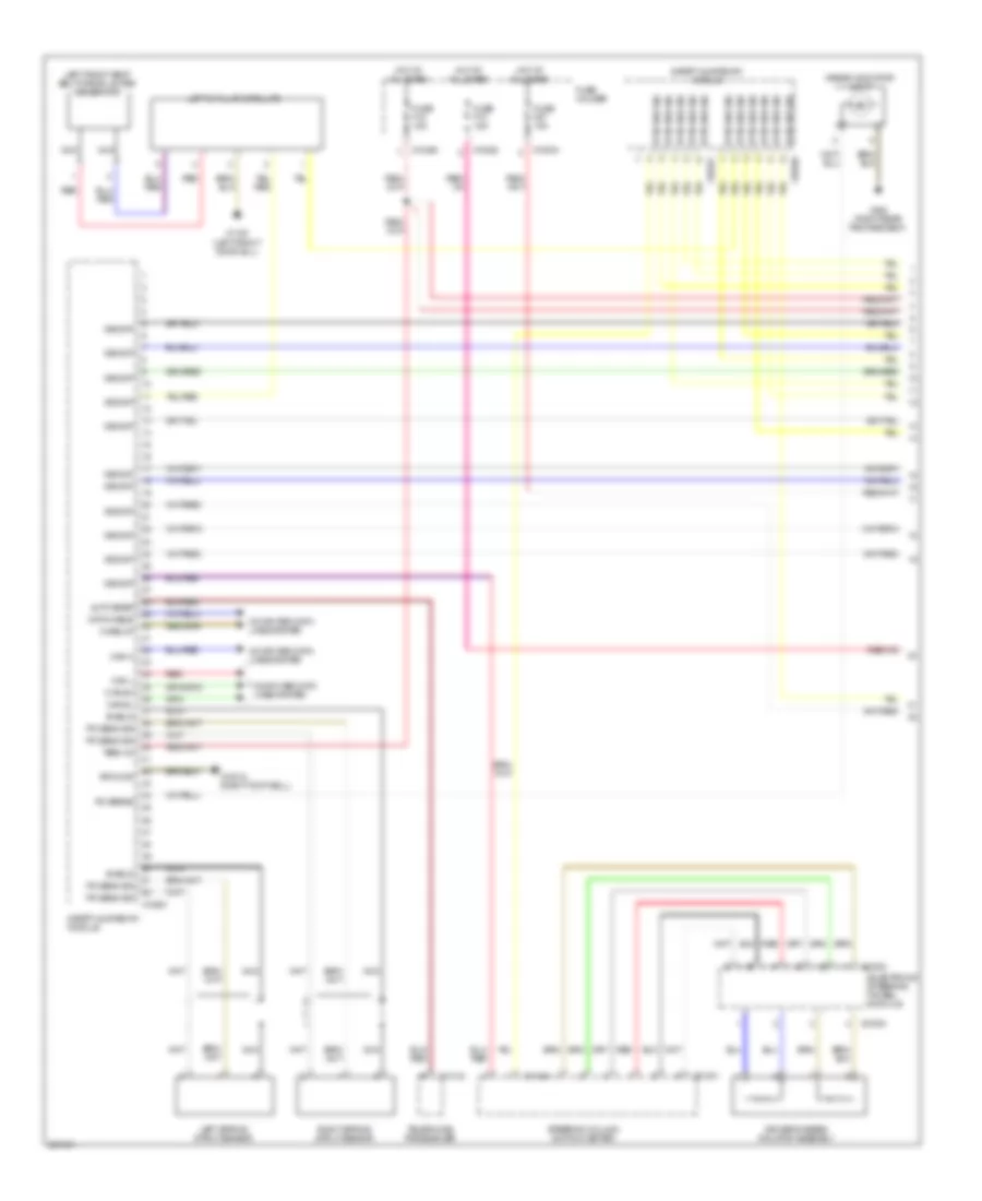 Supplemental Restraints Wiring Diagram 1 of 4 for BMW 760Li 2006