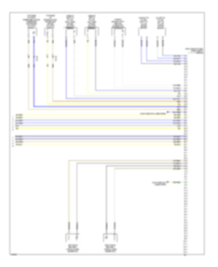 Supplemental Restraints Wiring Diagram (3 of 3) for BMW 528i 2014