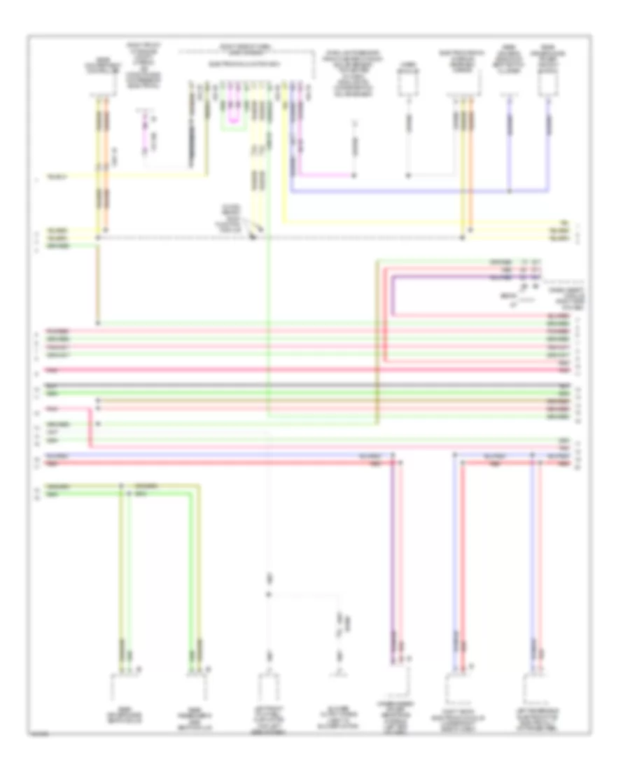 Computer Data Lines Wiring Diagram (4 of 6) for BMW 528i 2014