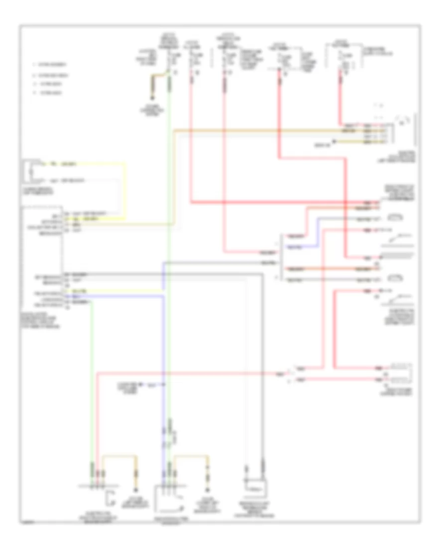 Cooling Fan Wiring Diagram for BMW 528i 2014