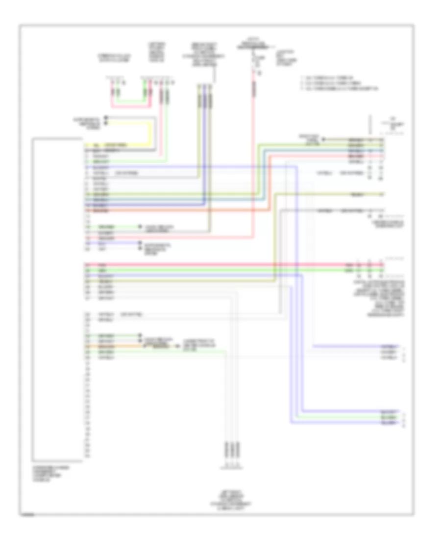 Air Suspension Wiring Diagram 1 of 2 for BMW 528i 2014