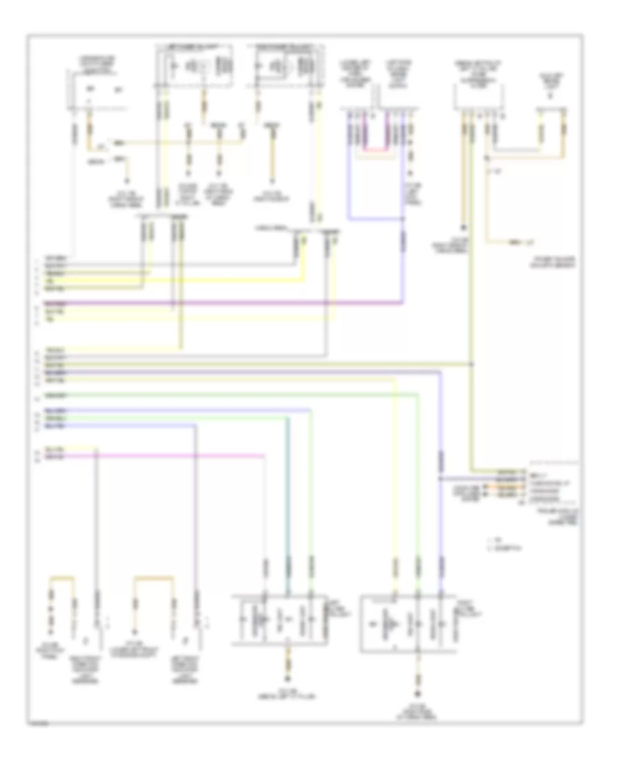 Exterior Lamps Wiring Diagram (2 of 2) for BMW 528i 2014