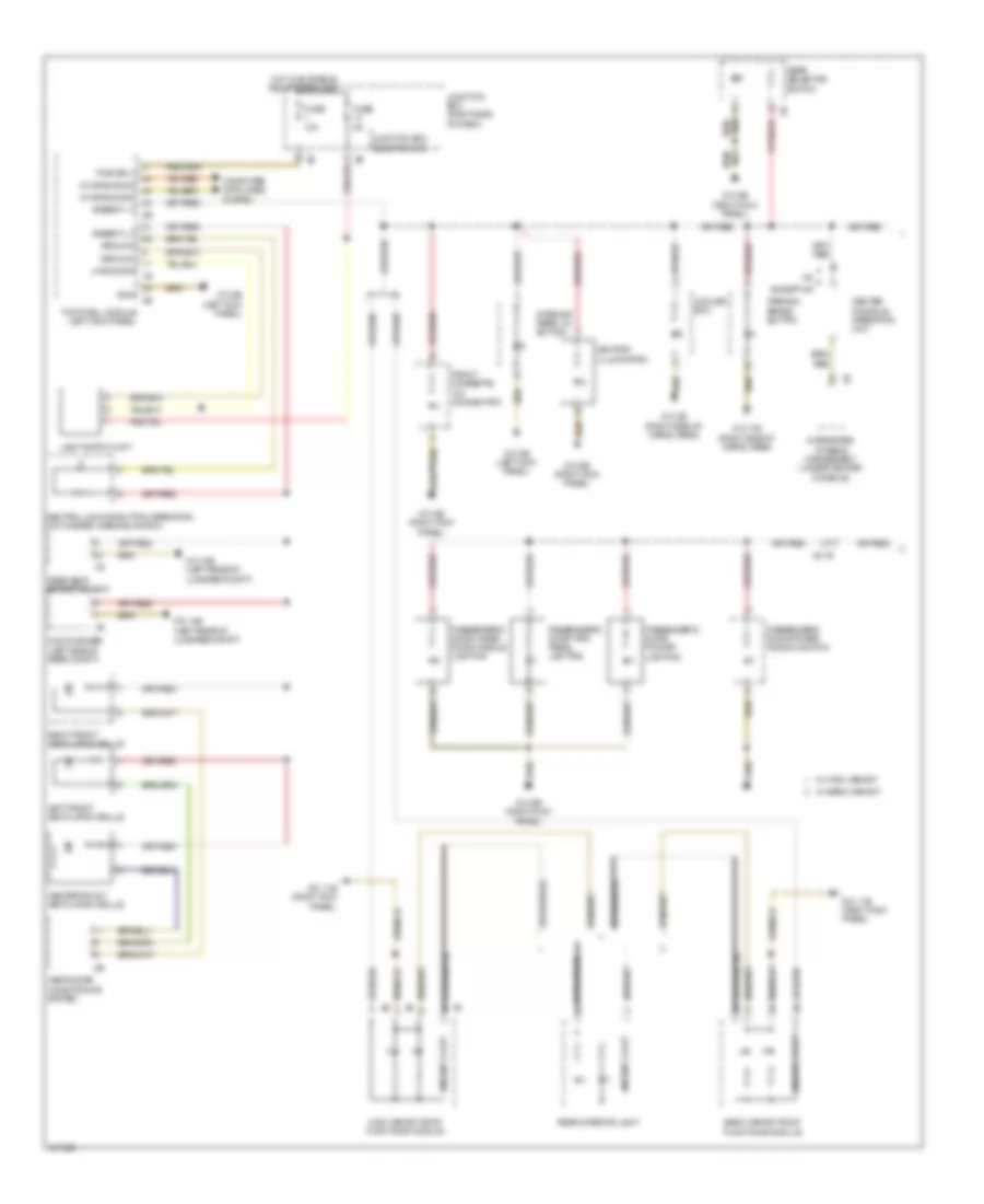Instrument Illumination Wiring Diagram (1 of 2) for BMW 528i 2014