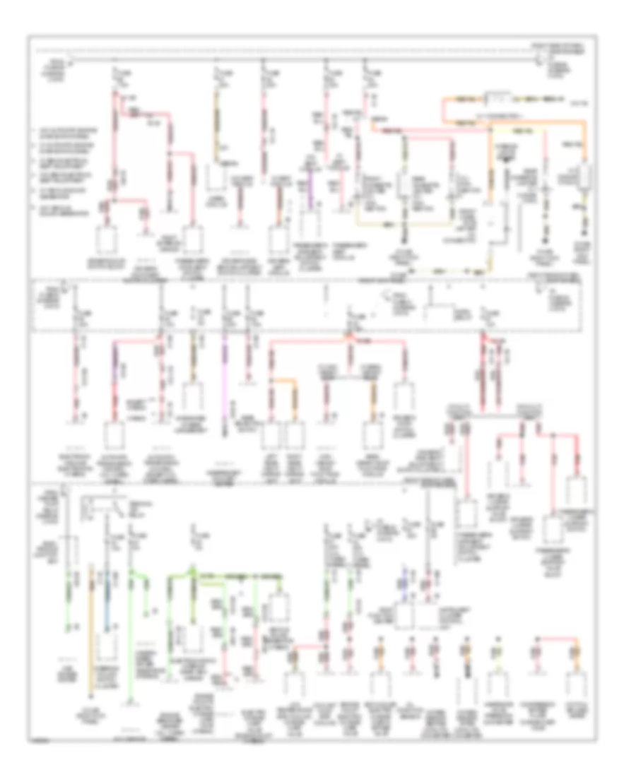 Power Distribution Wiring Diagram 3 of 6 for BMW 528i 2014