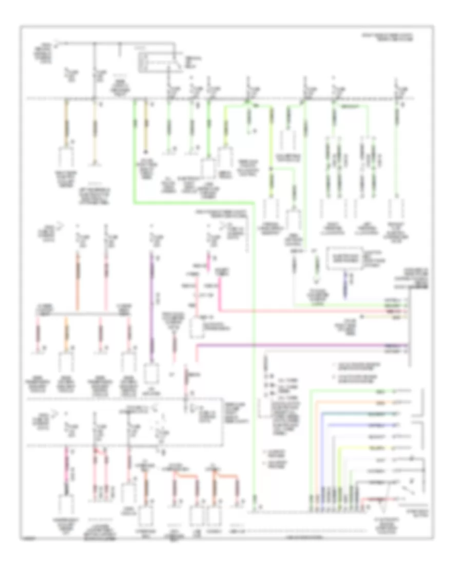 Power Distribution Wiring Diagram 6 of 6 for BMW 528i 2014
