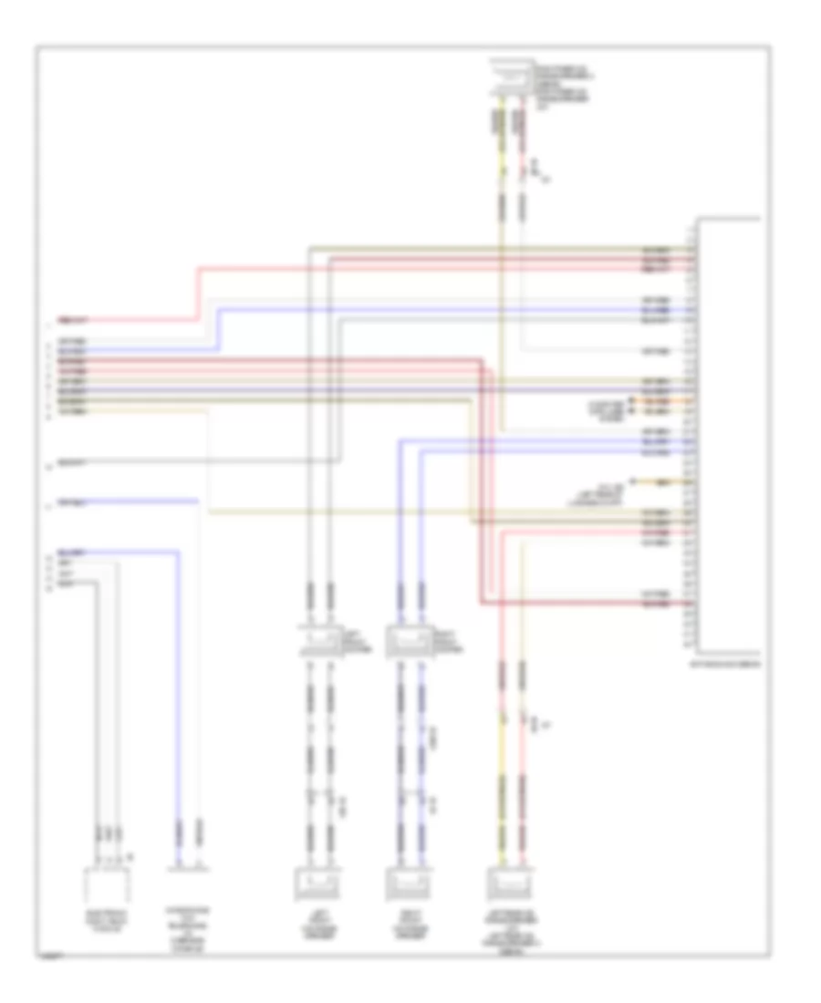 Base Radio Wiring Diagram, with Active Sound Design (3 of 3) for BMW 528i 2014