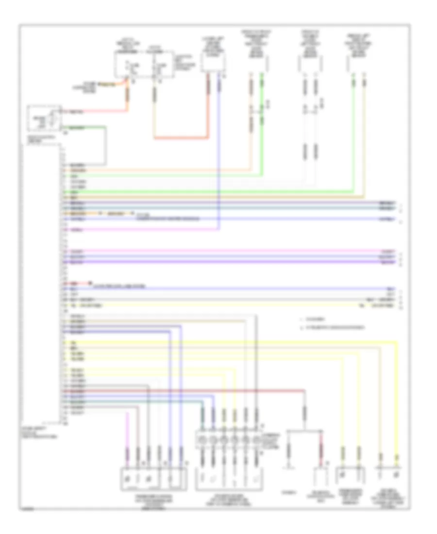Supplemental Restraints Wiring Diagram 1 of 3 for BMW 528i 2014