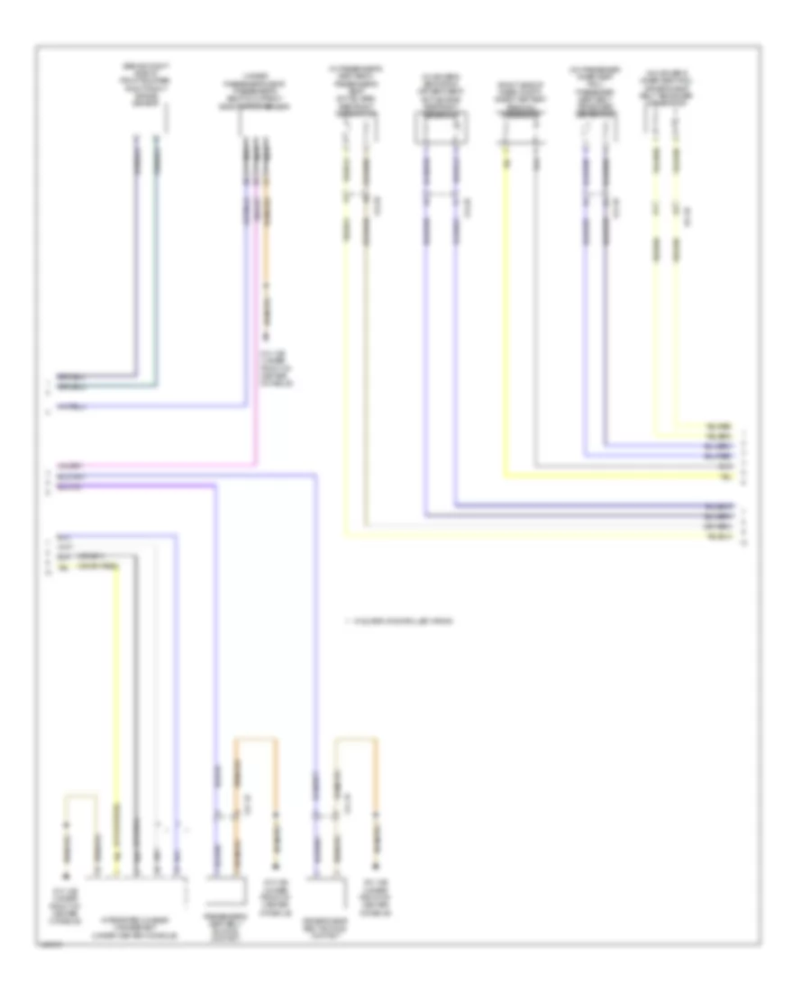 Supplemental Restraints Wiring Diagram 2 of 3 for BMW 528i 2014