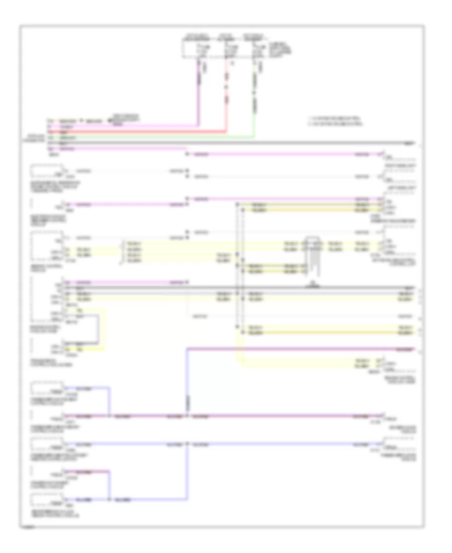 Data Bus Wiring Diagram 1 of 2 for BMW 750iL 1999