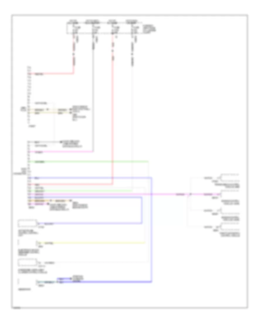 Data Link Connector Wiring Diagram for BMW 750iL 1999