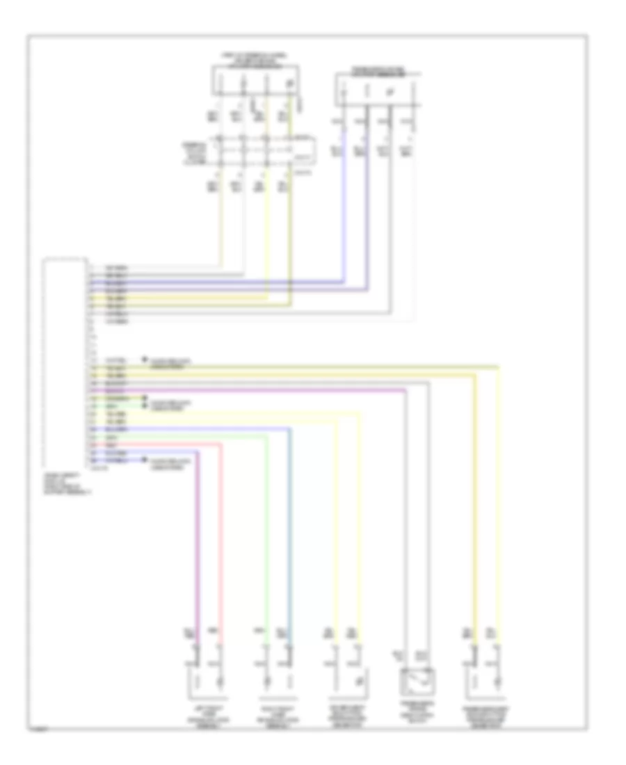 Supplemental Restraints Wiring Diagram 1 of 3 for BMW X5 30i 2009