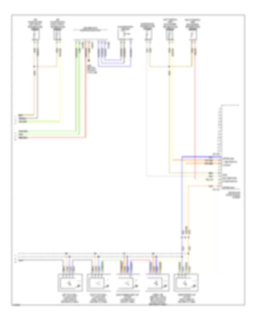 Automatic AC Wiring Diagram, with High AC, without Rear Compartment Blower (3 of 3) for BMW X5 30i 2009