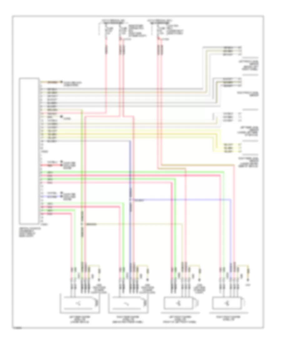 Electronic Damper Control Wiring Diagram for BMW X5 30i 2009