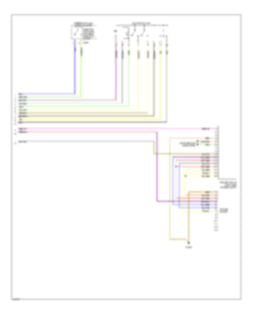 Exterior Lamps Wiring Diagram (3 of 3) for BMW X5 30i 2009
