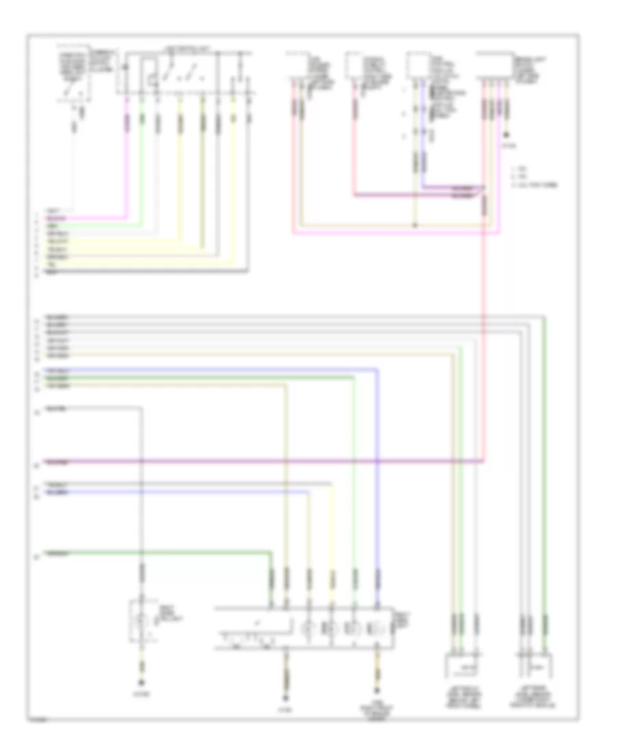 Adaptive Front Lighting Wiring Diagram 2 of 2 for BMW X5 30i 2009