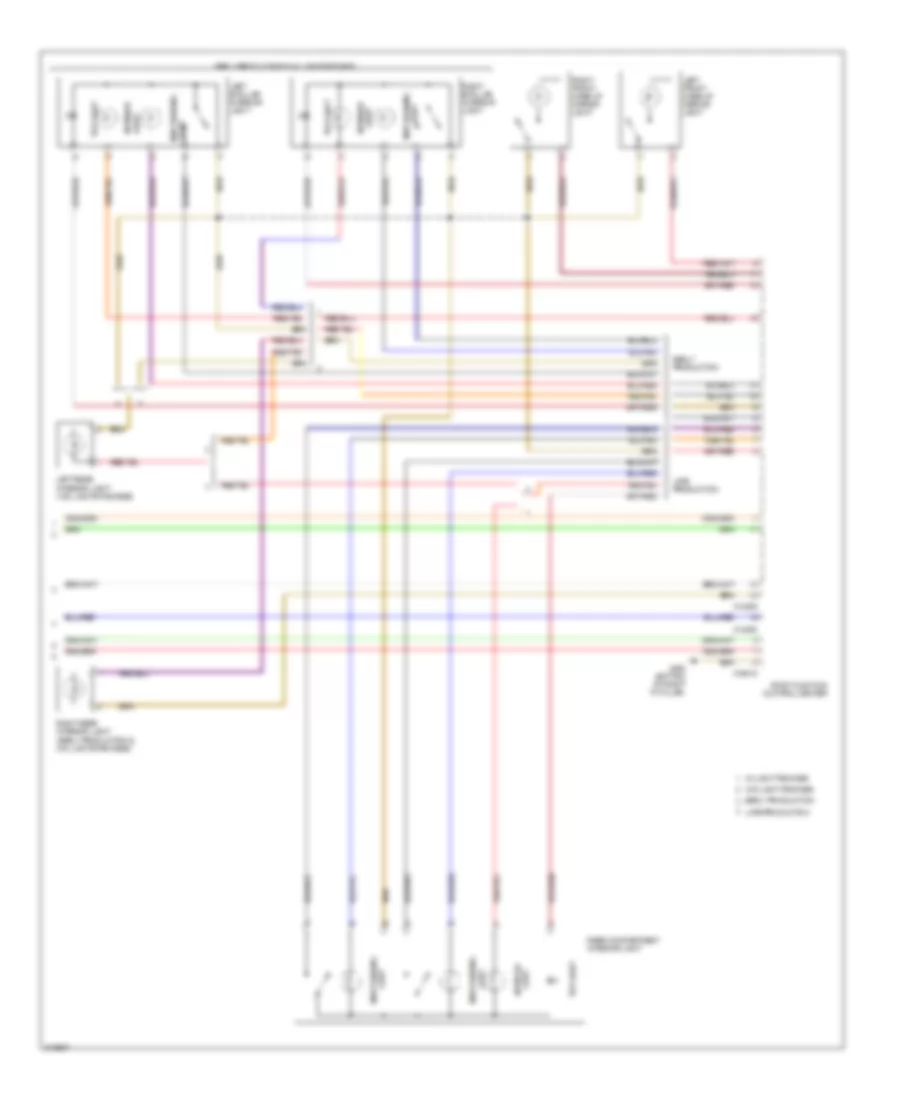 Courtesy Lamps Wiring Diagram (2 of 3) for BMW X5 30i 2009