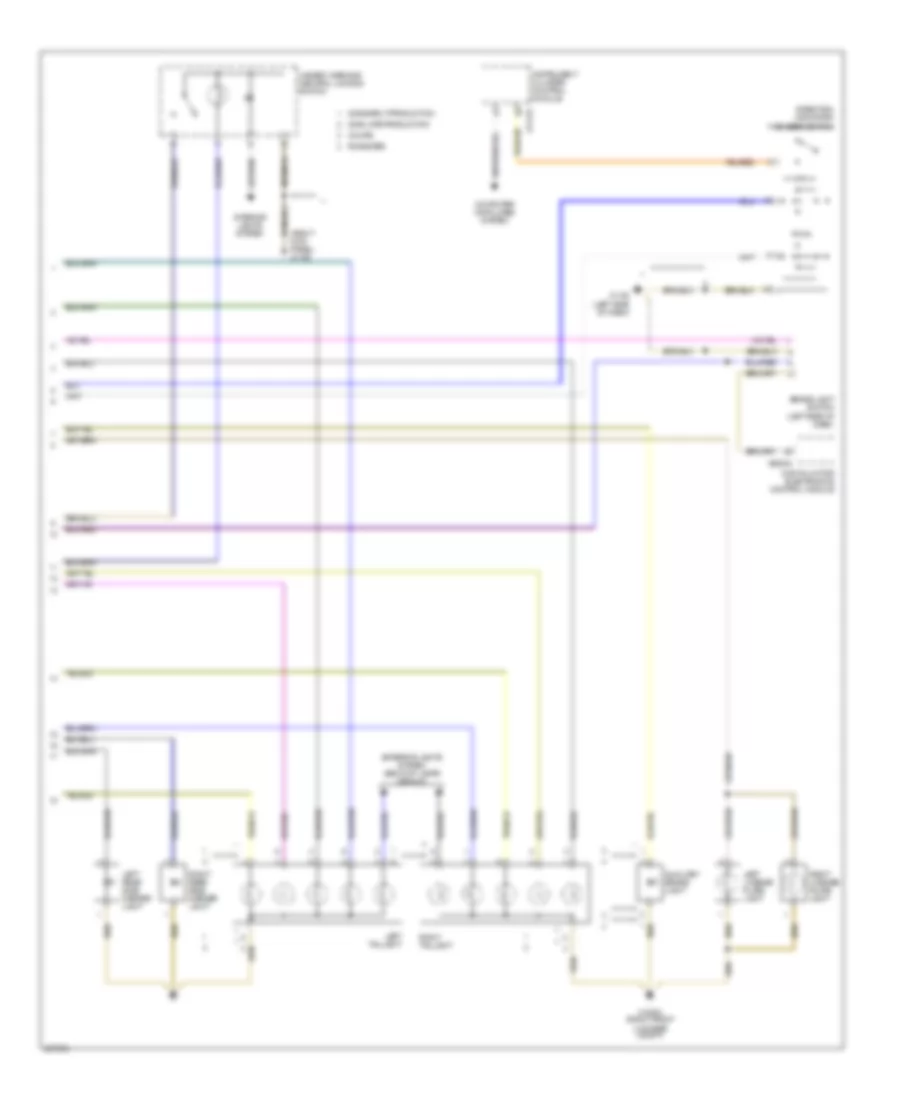 Exterior Lamps Wiring Diagram (2 of 2) for BMW M Coupe 2006