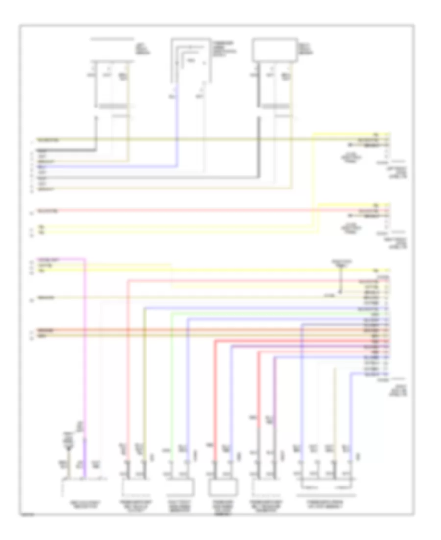 Supplemental Restraints Wiring Diagram, Early Production (2 of 2) for BMW M Coupe 2006