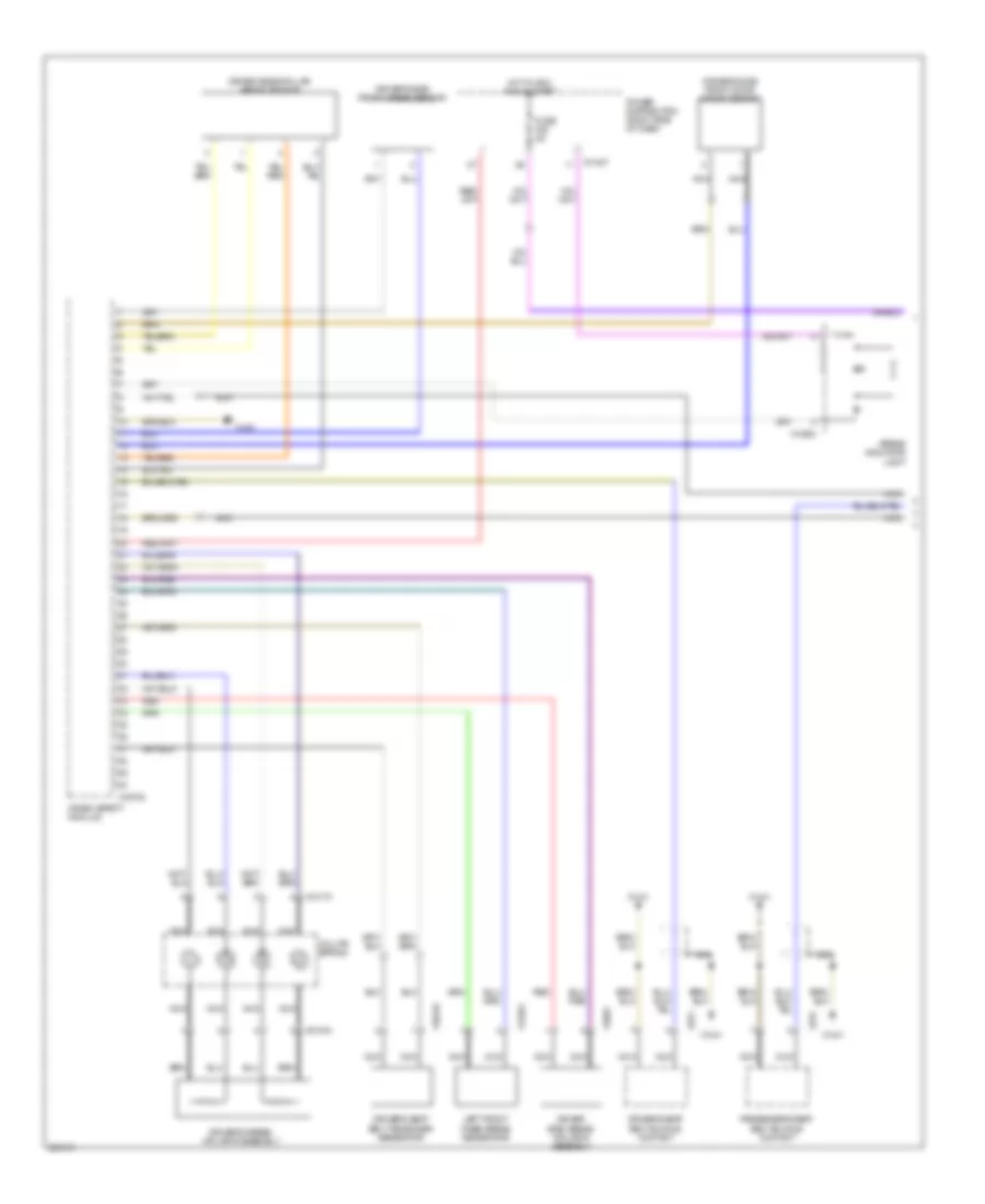 Supplemental Restraints Wiring Diagram, Late Production (1 of 2) for BMW M Coupe 2006