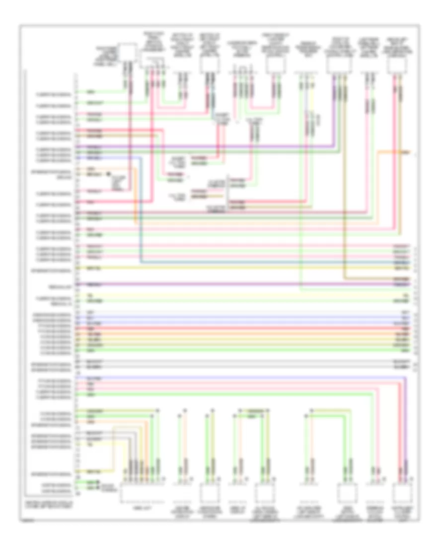 Computer Data Lines Wiring Diagram 1 of 3 for BMW 750Lxi 2011