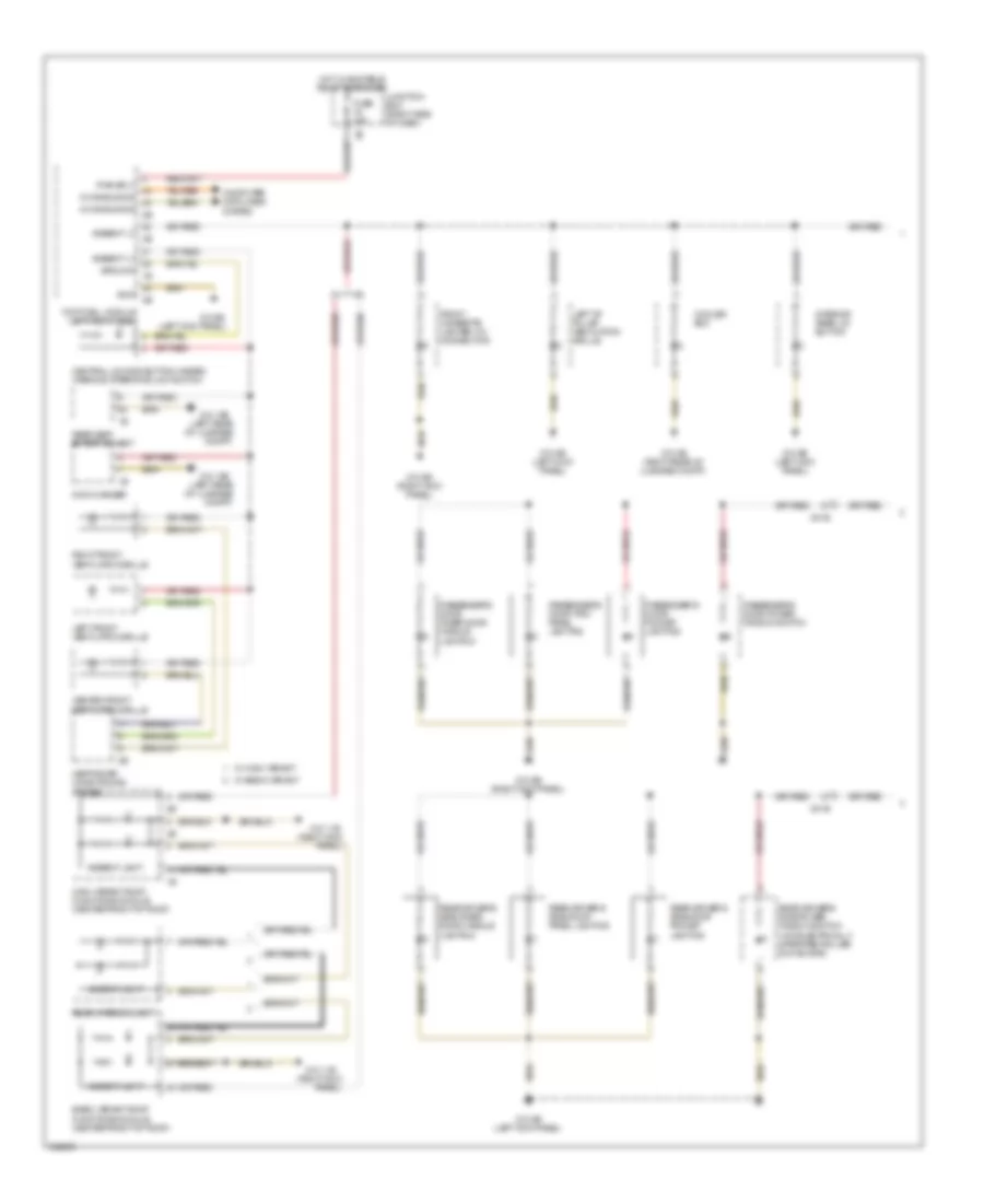 Instrument Illumination Wiring Diagram 1 of 2 for BMW 750Lxi 2011