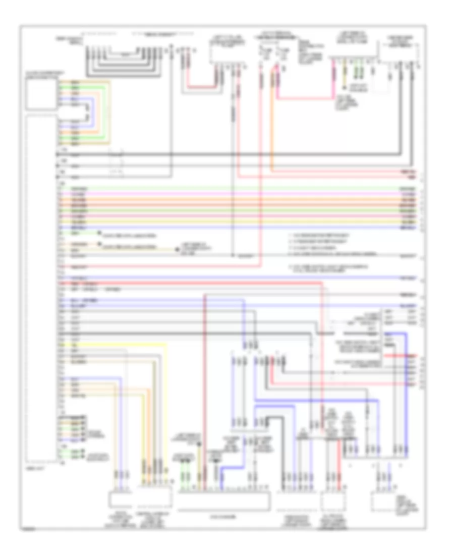 Navigation Wiring Diagram High 1 of 2 for BMW 750Lxi 2011