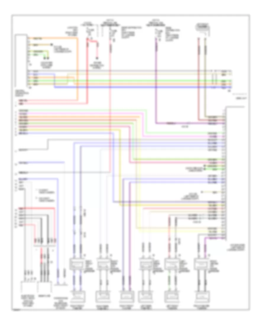 Navigation Wiring Diagram, High (2 of 2) for BMW 750Lxi 2011