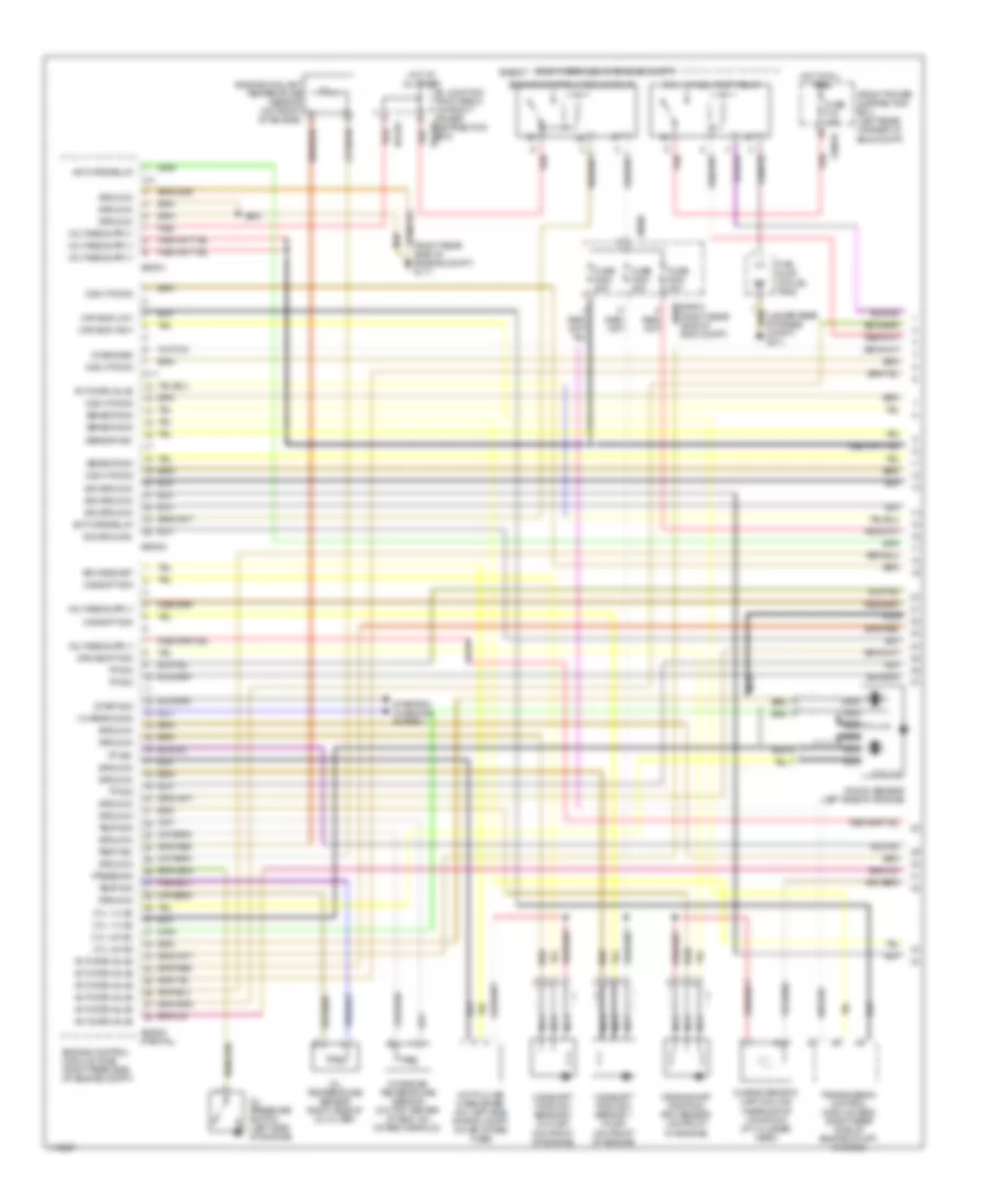 2 5L Engine Performance Wiring Diagram 1 of 3 for BMW M Coupe 1999