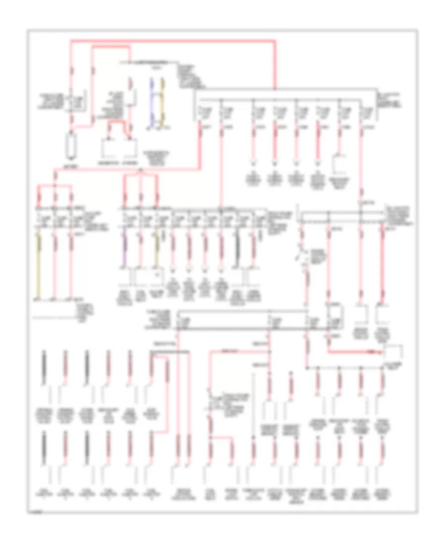 Power Distribution Wiring Diagram 1 of 3 for BMW M Coupe 1999