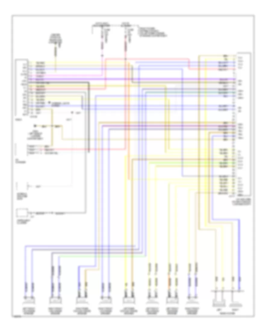 Radio Wiring Diagram, Late Production for BMW M Coupe 1999