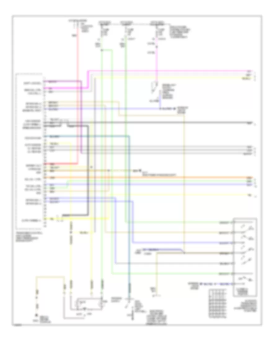 A T Wiring Diagram 1 of 2 for BMW M Coupe 1999