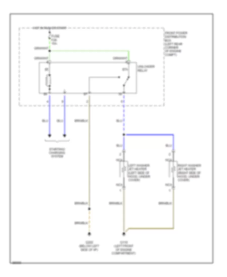 Jet Heater Wiring Diagram Early Production for BMW 735iL 1991