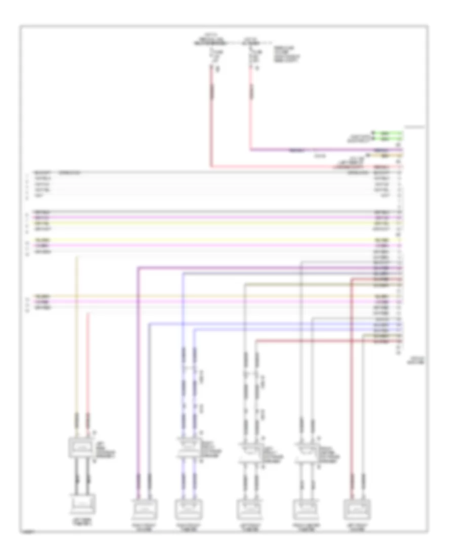 Top Hifi Radio Wiring Diagram, Except Premium with Active Sound Design (2 of 2) for BMW 528i xDrive 2014