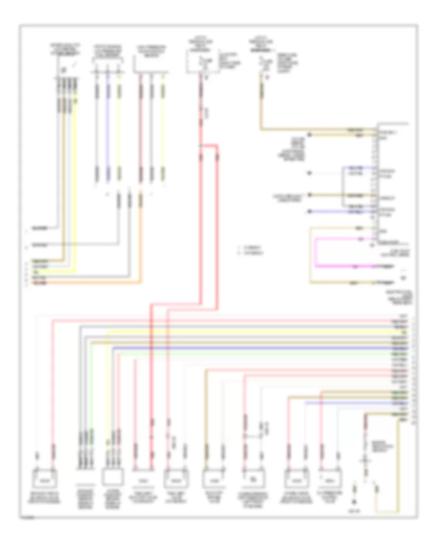 3.0L Turbo, Engine Performance Wiring Diagram (2 of 5) for BMW 535xi GT 2013
