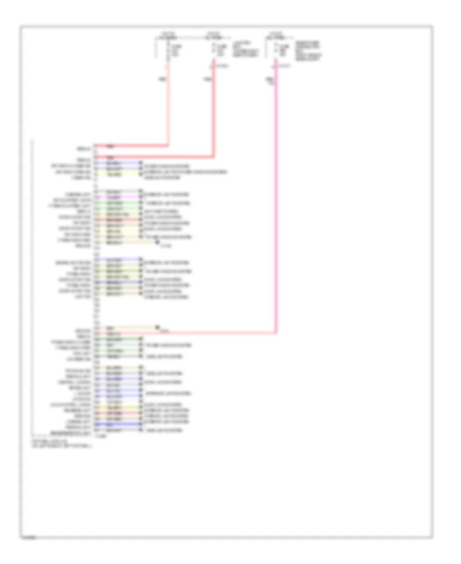 Body Control Modules Wiring Diagram 2 of 2 for BMW X5 35d 2009
