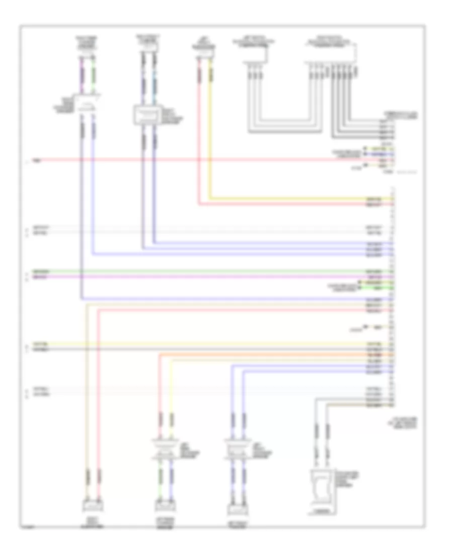 Radio Wiring Diagram, with CIC  HIFI Radio (2 of 2) for BMW X5 35d 2009