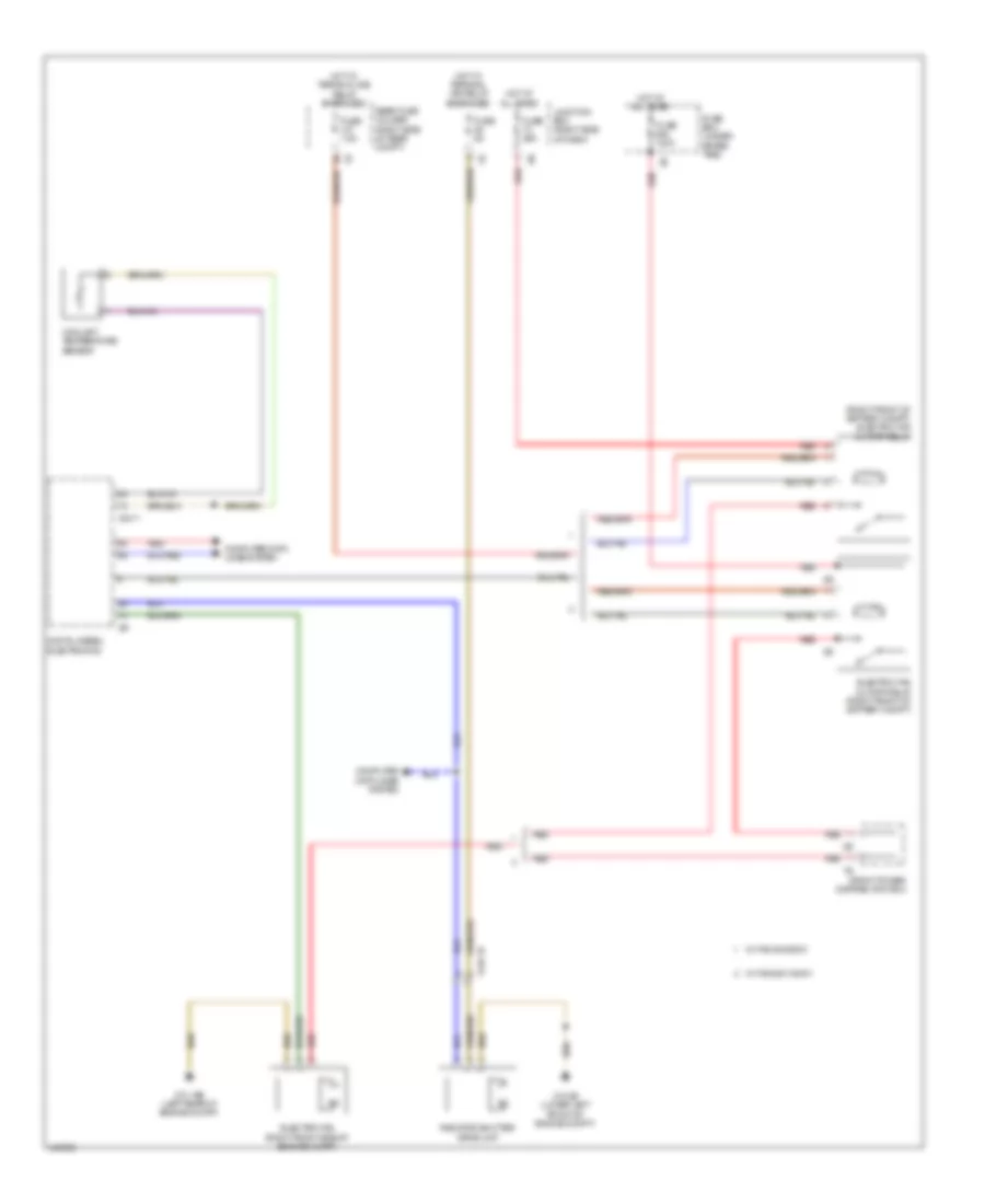 Cooling Fan Wiring Diagram for BMW 535d 2014