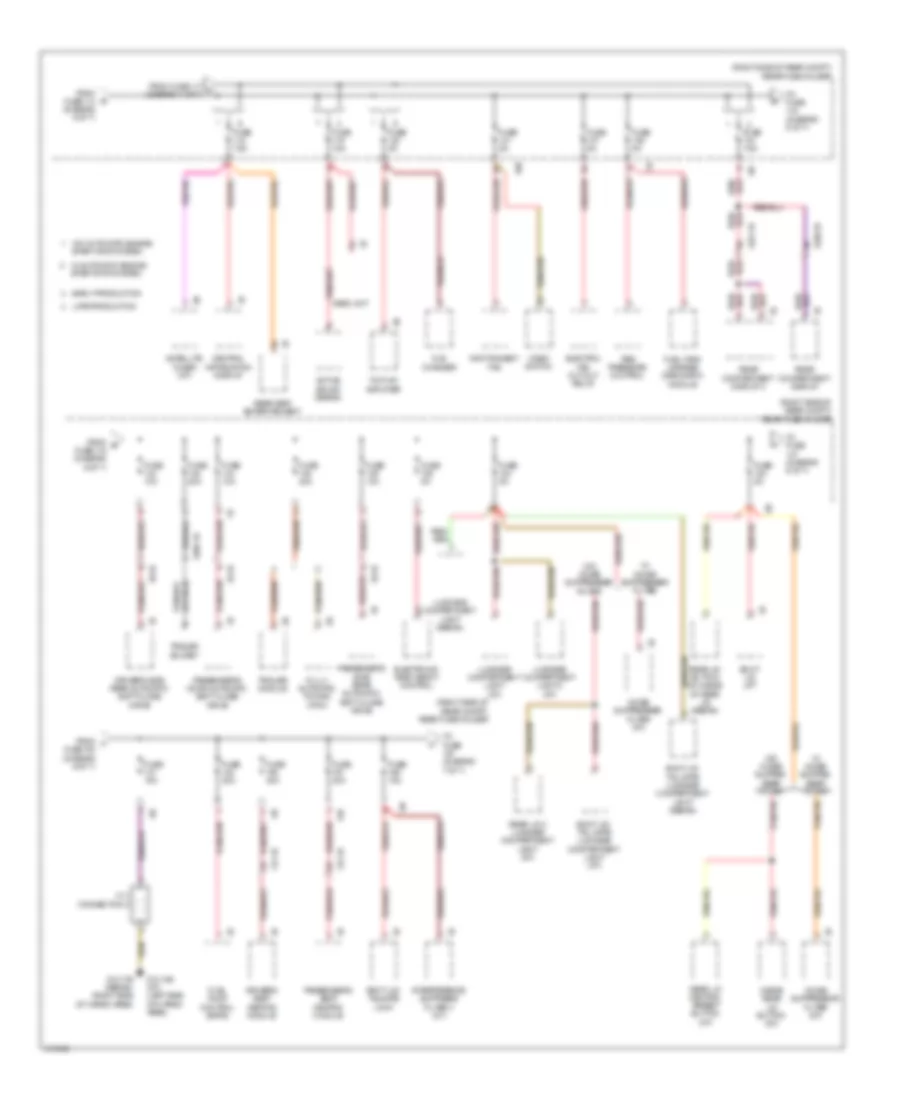 Power Distribution Wiring Diagram (6 of 7) for BMW 550i 2013