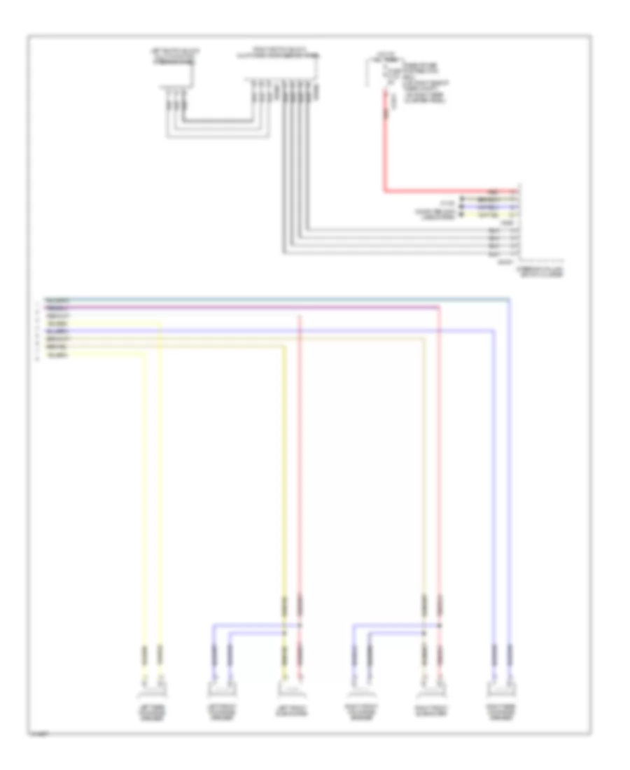 Radio Wiring Diagram, with CCC  M-ASK (3 of 3) for BMW X5 48i 2009