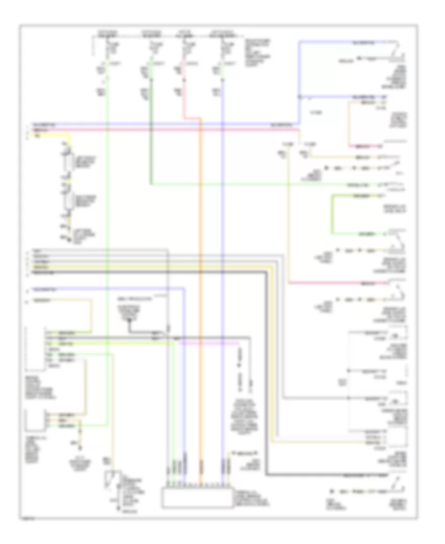 Instrument Cluster Wiring Diagram 2 of 2 for BMW Z3 1999