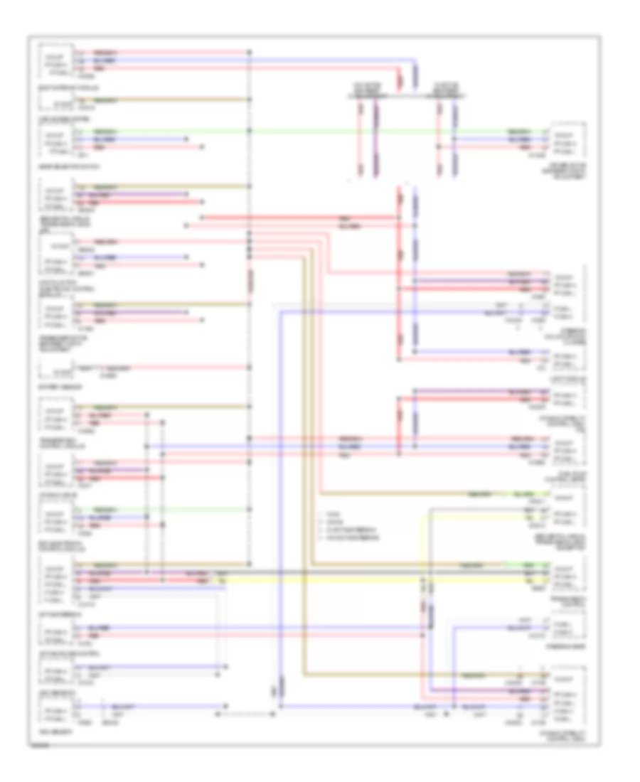 Data Bus Wiring Diagram 1 of 2 for BMW M5 2006