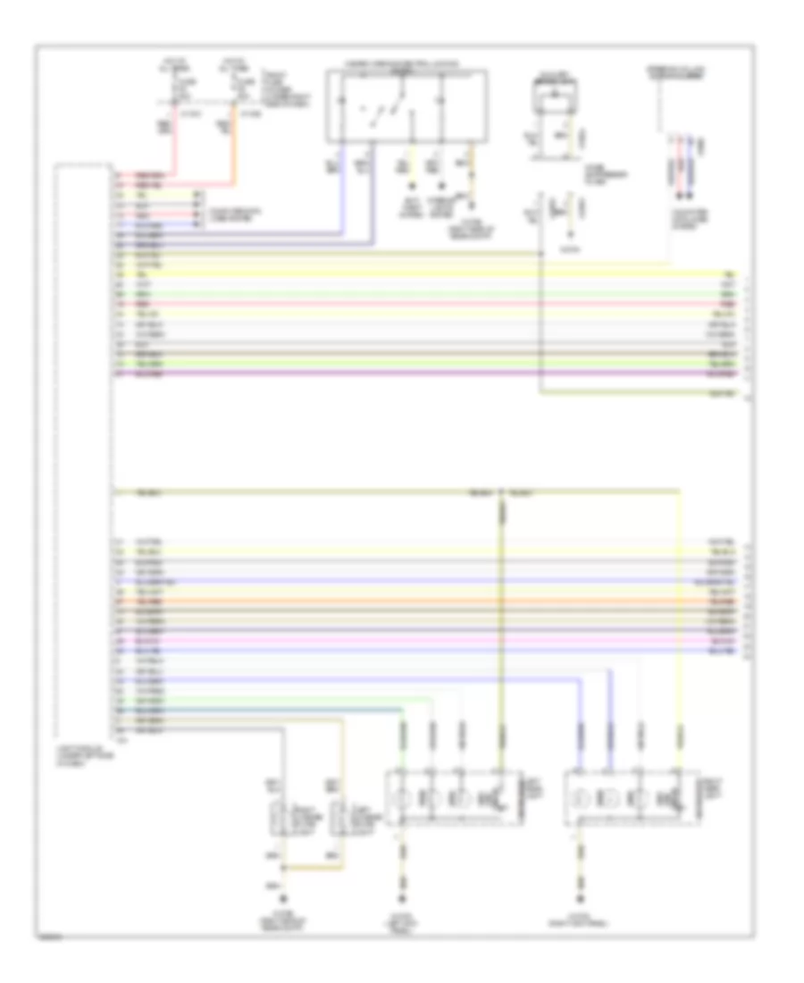 Exterior Lamps Wiring Diagram (1 of 2) for BMW M5 2006