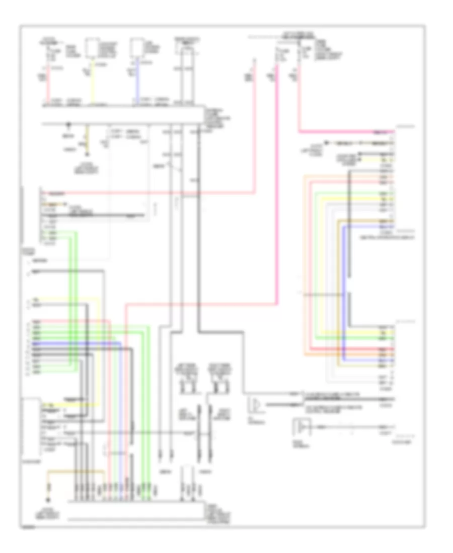 Radio Wiring Diagram, Stereo Radio (2 of 2) for BMW M5 2006
