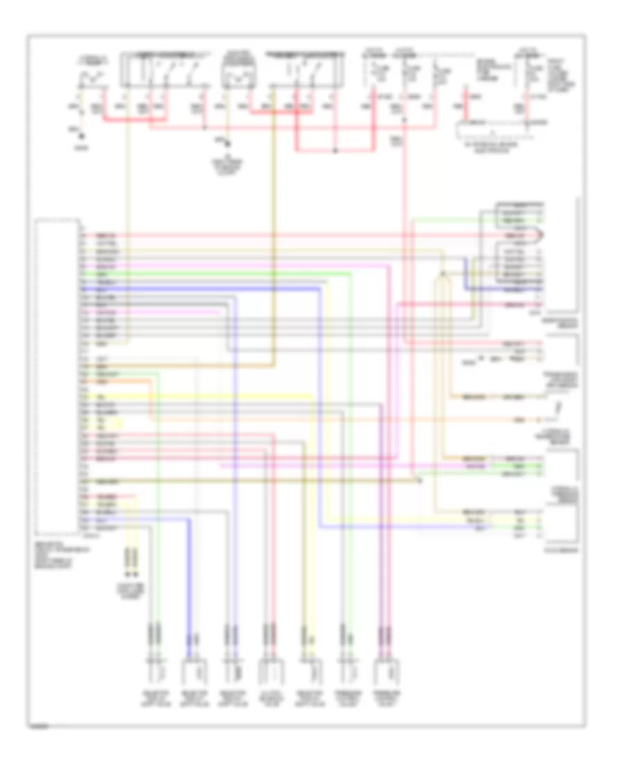 Transmission Wiring Diagram (2 of 2) for BMW M5 2006