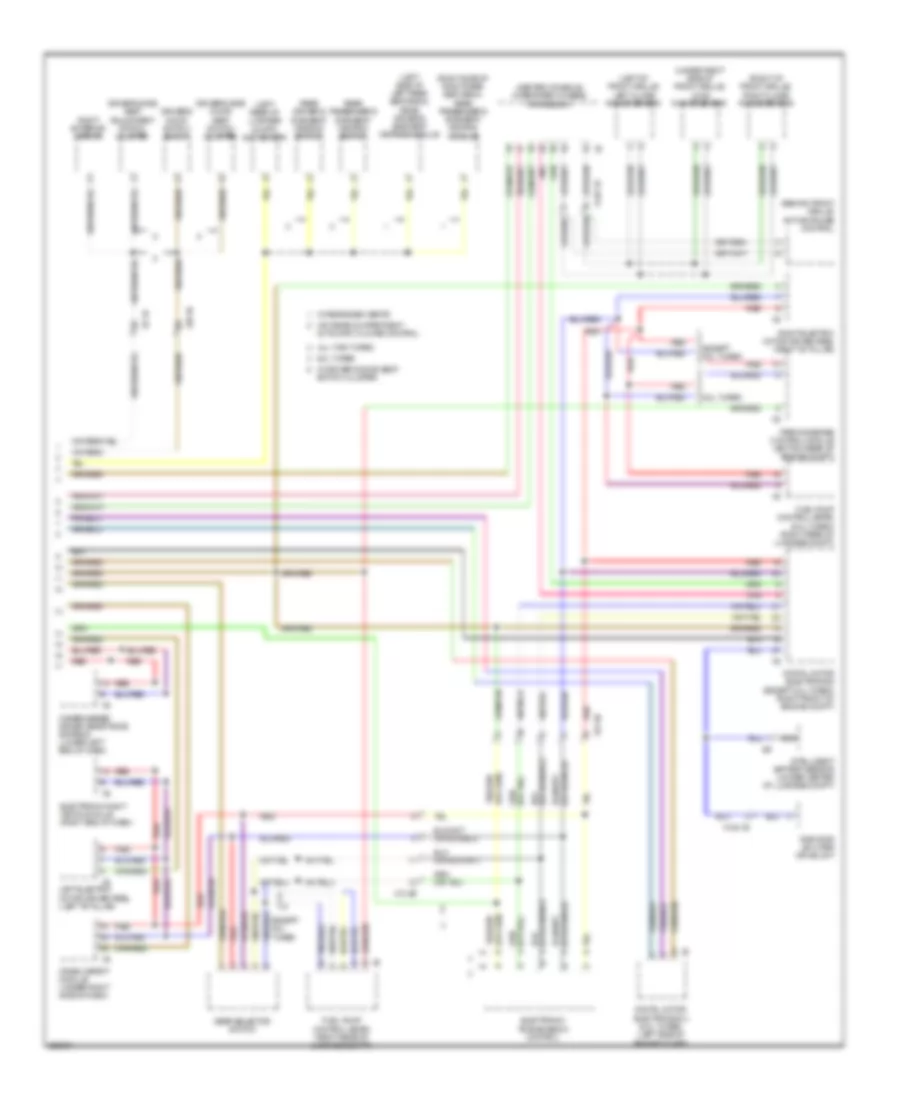 Computer Data Lines Wiring Diagram 3 of 3 for BMW 740i 2012